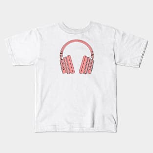 Pink headphones Kids T-Shirt